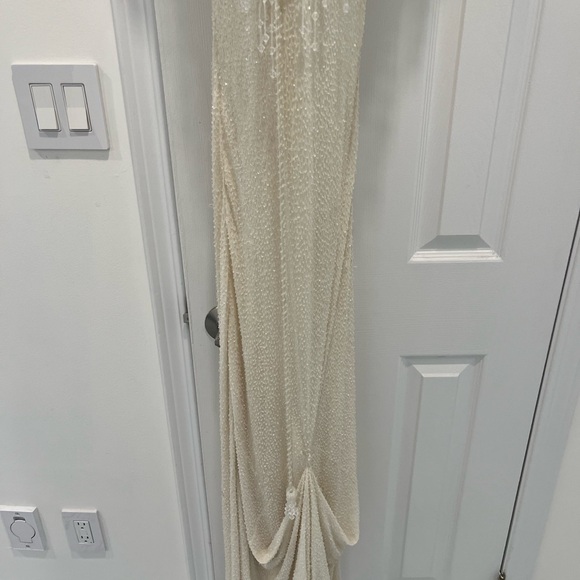 Vintage Jenny Packman gown. Preowned . With stains. No size. Fits 4 - Picture 8 of 14